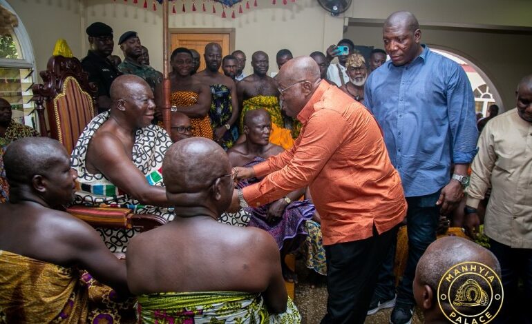 Otumfuo Worked and I Took Credit; Akufo-Addo on Dagbon Conflict Resolution