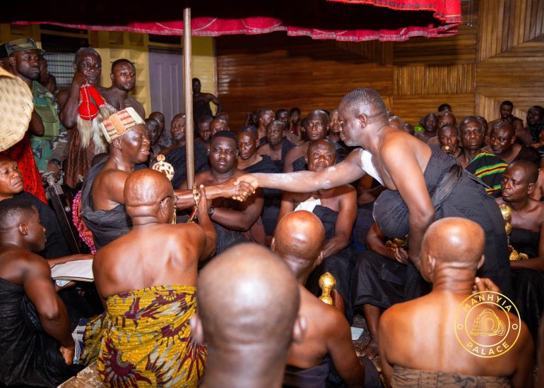 Asantehene Ends Dispute Over Adwumfuohene’s Black Stool