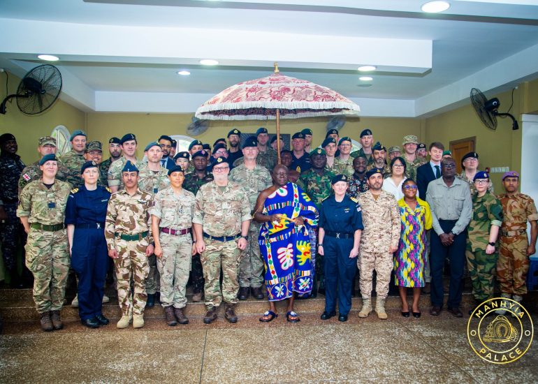 Asantehene Lectures UK Advanced Command and Staff College Students