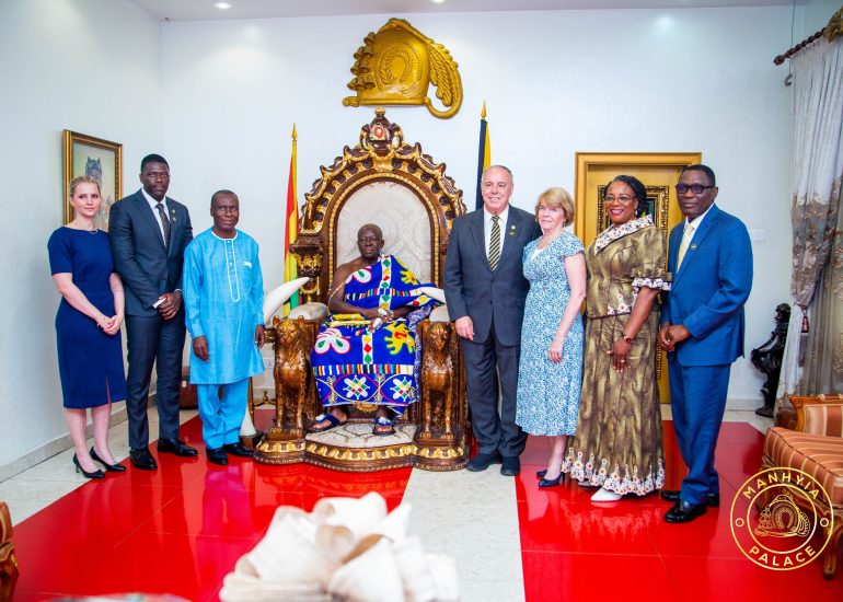 Asantehene Welcomes Proposed Project to Reclaim Galamsey-destroyed Lands