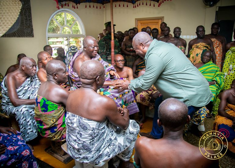 My Support Will Be At Your Disposal; Asantehene Assures Prez