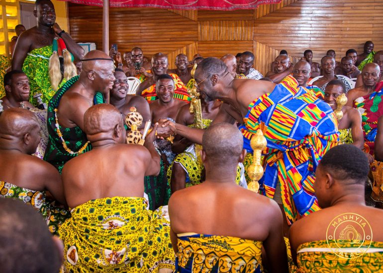 Akwasidae: KPMG Country Manager Seeks Asantehene’s Blessing