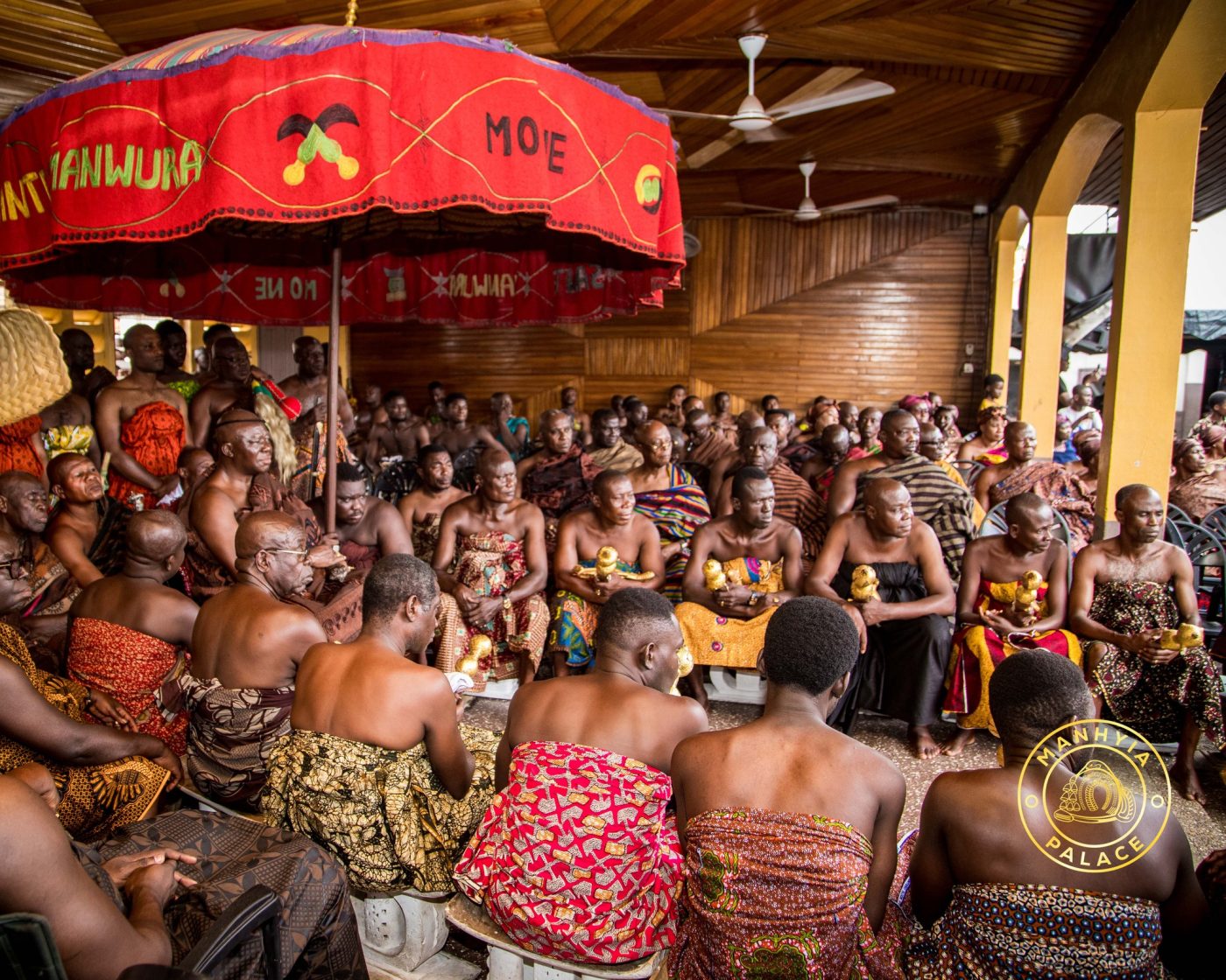 Asante Kingdom Marks Sixth Akwasidae In Black and Brown, Without Ornaments