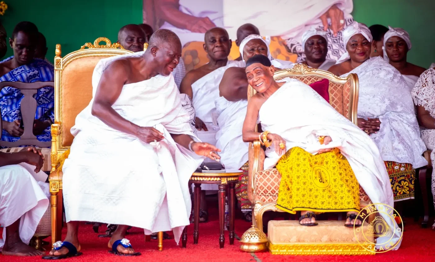 Remembering Asantehemaa: When Nana Konadu Yiadom III Joined Asantehene for Cake