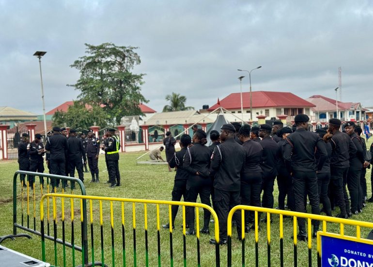Heavy Security Presence As Asanteman Observes Nana Konadu Yiadom III’s One-week