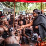 Asantehemaa Dɔte Yie: Lady Julia Condoles With Asantehene