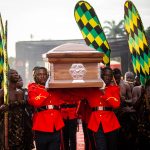 Dɔte Yie: Watch Arrival of Asantehemaa Nana Konadu Yiadom III For Burial Service