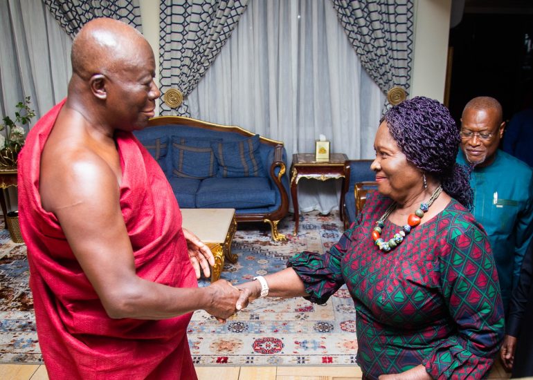 Manhyia: Asantehene Hosts Veep