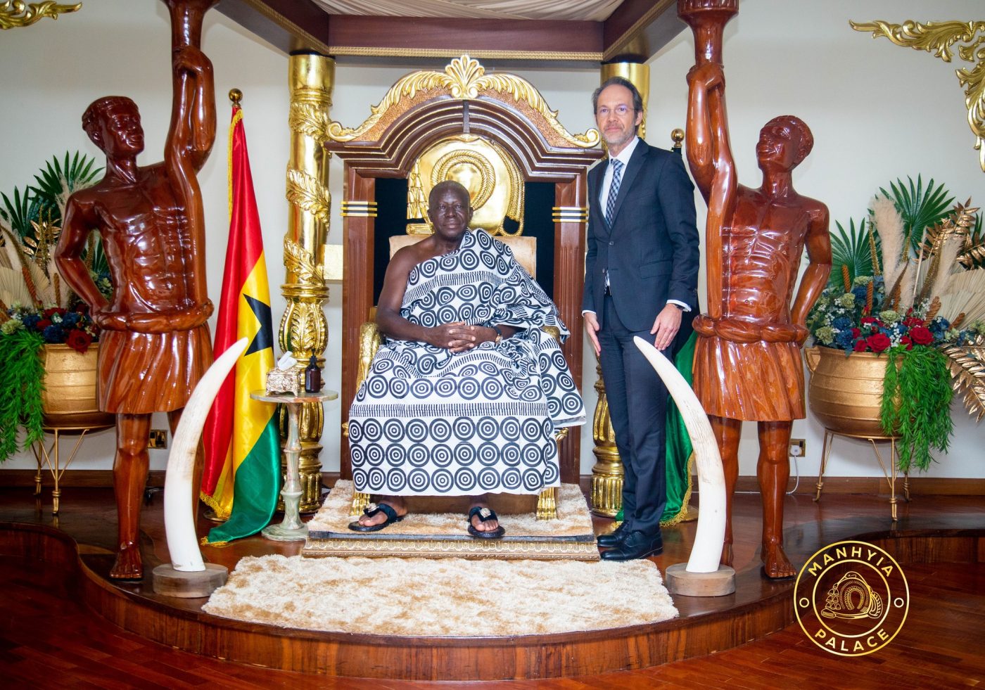 Newly Appointed British High Commissioner Pays Courtesy Visit To Asantehene