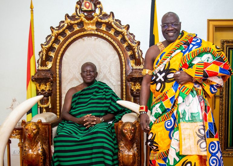 Ivorian Ambassador Sympathises with Otumfuo Over Queen’s Passing