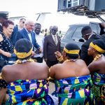 Asanteman Treats German President to a Royal Welcome at Prempeh I Airport