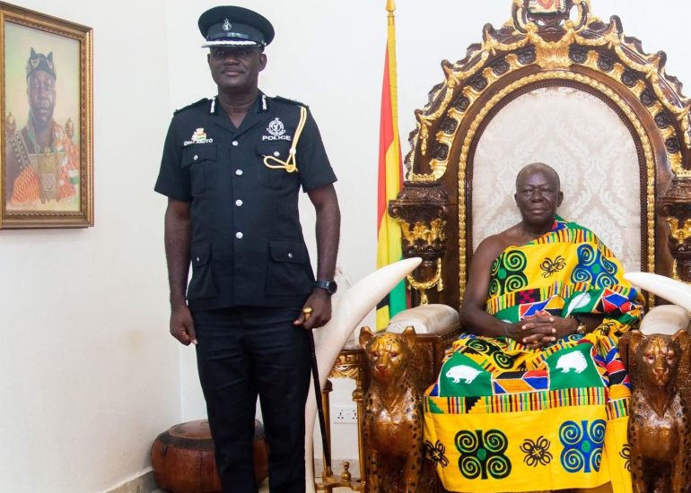 Don’t Let Anyone Intimidate You With My Name- Otumfuo to New A/R Police Commander