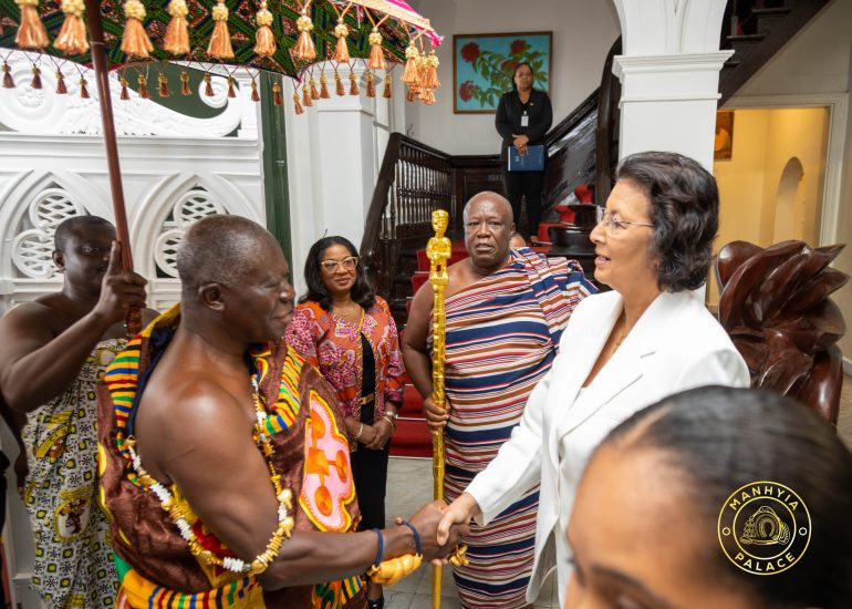 Asantehene Departs Suriname For Ghana