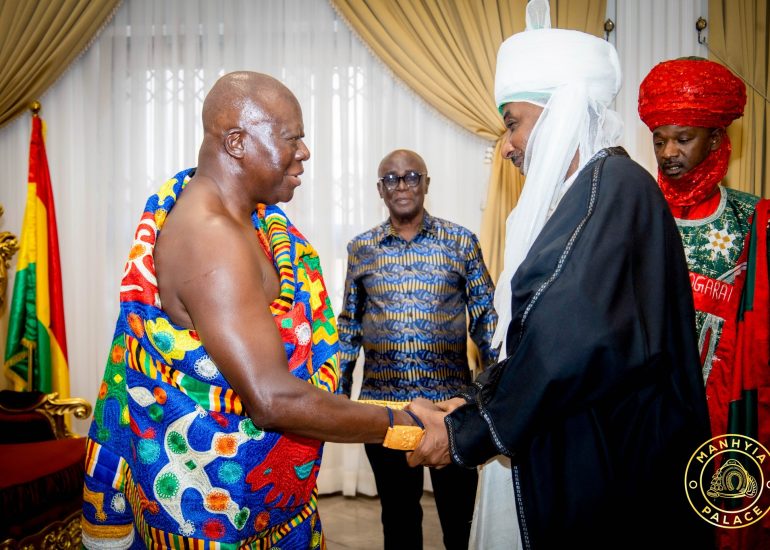 I Always Come to Visit Otumfuo to Drink from His Wisdom and Prayers- Emir of Kano State