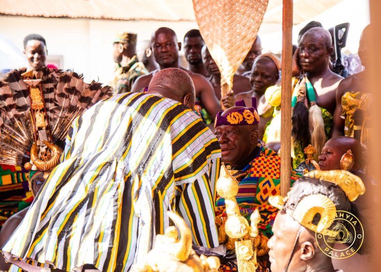 Asantehene's Support Has Made My First Year in Power Successful- Mahama