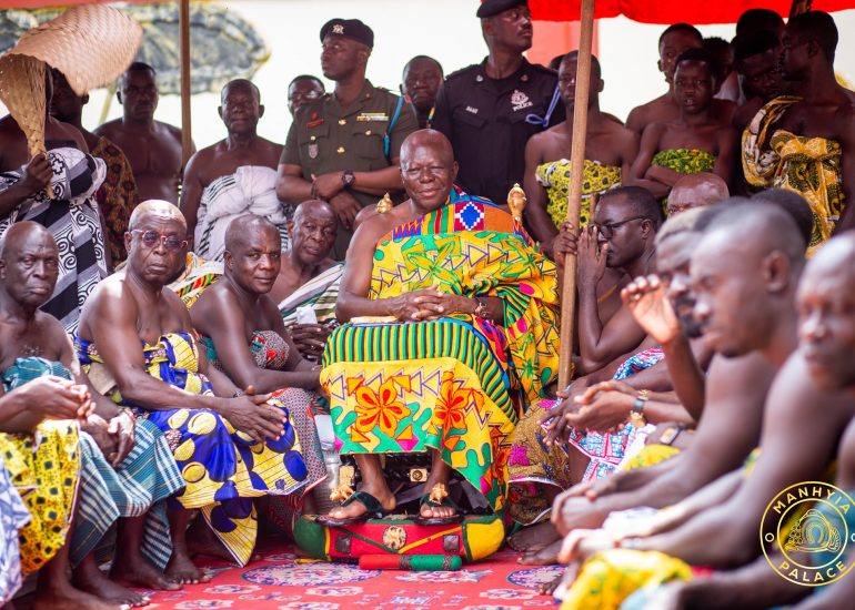 Nananom Honour Asantehene on Christmas Day