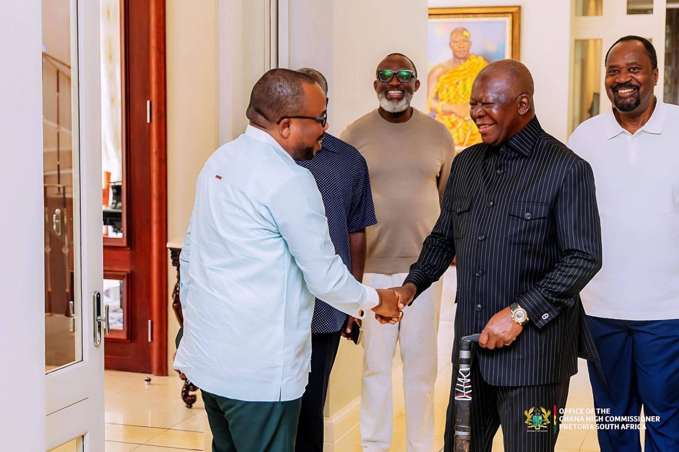 Ghana’s High Commissioner Welcomes Asantehene to South Africa