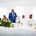 Asantehene Wines and Dines with Ghana High Commission Staff in South Africa