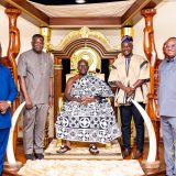 Otumfuo Urges Roads Minister to Fix Sewua Road to Operationalise Hospital