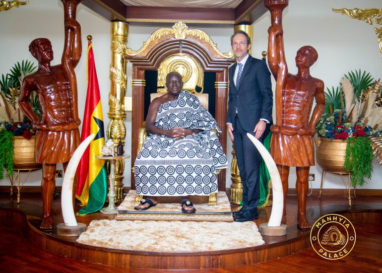 Newly Appointed British High Commissioner Pays Courtesy Visit To Asantehene