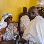 Asantehene Makes First Fofie Visit to Newly Enstooled Asantehemaa