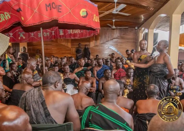 Nana Abu Pra III Swears Allegiance to Asantehene as Praasohene