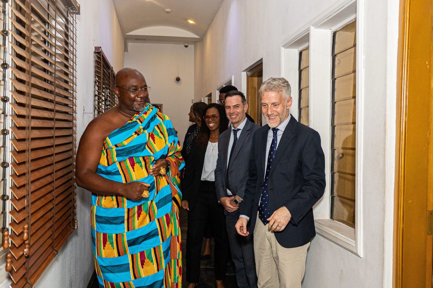 UK Trade Commissioner Seeks Deeper Trade Ties During Manhyia Visit